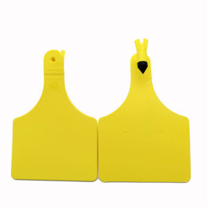 ป้ายหูนกพลาสติกสีเหลืองแบบใช้ซ้ำได้สำหรับการดูแลสัตว์ - Product Image 2