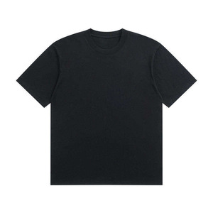 เสื้อยืดคอกลมผู้ชาย แขนสั้น ผ้าฝ้าย 100% ทรงปกติ สีชมพูพื้น แบบลำลอง ผ้าถัก - Product Image 2