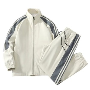 Ensemble deux pièces en molleton épais délavé vintage pour femme avec logo personnalisé, sweat à capuche zippé et pantalon de survêtement respirant coupe ample - Product Image 4