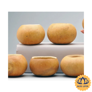 [VENTA EXITOSA] Tazón de Calabaza BLUE LOTUS FARM, Diseño Bohemio Ecológico, Vajilla Ligera para Camping y Plato para Servir, Vietnam - Product Image 1