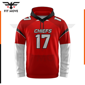Sudadera con Capucha Roja para Hombre FIT MOVE INTERNATIONAL, Impresión por Sublimación, Secado Rápido, Ropa Casual de Otoño, Sudaderas con Capucha Personalizadas con Estampado Regular OEM - Product Image 5
