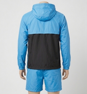 Private Label High Quality Nylon Polyester Hooded Windbreaker Set Wholesale Custom Tracksuit Jacket and <b>Shorts</b> two piece Set - Product Image 2