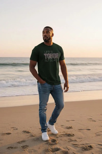 T-shirts respirants de haute qualité pour hommes, en coton 100%, coupe classique, avec strass, impression numérique pour hommes - Product Image 2