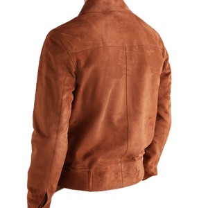 Vestes en cuir véritable tendance, nouvelle collection, veste slim pour homme - Product Image 6