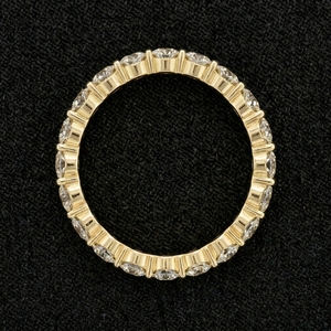Elegante Anillo de Compromiso de Oro Sólido de 8K con Certificado IGI, Anillo de Boda Minimalista con Engaste de Diamantes para Mujer - Product Image 3