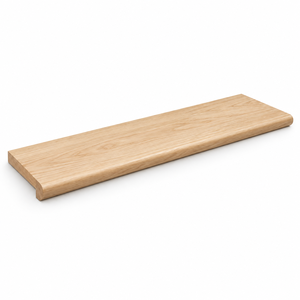 Marche d'escalier réversible en chêne rouge massif écologique à joint de miter pour la construction résidentielle - Product Image 1