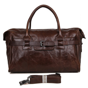 Sacs de voyage personnalisés haut de gamme, sacs de sport, sacs fourre-tout de luxe en cuir véritable pour le week-end - Product Image 4
