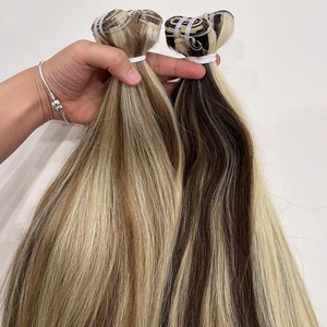 10% OFF SALE – Premium Vietnamese Human Hair Colored Machine Weft No Shedding No <b>Tangles</b> - Product Image 1