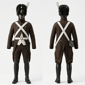Uniforme de Grenadier para Hombre Hecho a Medida Profesional con Tela de Forro Polar Ligera, Transpirable y Ecológica de Algodón/Lana de Alta Calidad - Product Image 1