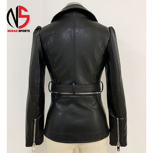 แจ็คเก็ตหนังผู้หญิงยอดนิยม ซักง่าย แห้งไว ระบายอากาศดี สวมใส่สบาย ของแท้ ราคาสมเหตุสมผล - Product Image 2