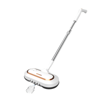Sudex S2 SE Serpillère Électrique Sans Fil avec Lumière LED, Manche Réglable, Nettoyeur de Sols Bois/Carrelage, Double Batterie 2200mAh 30W Humide/Sèche