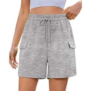 Shorts Deportivos para Mujer, Cintura Media, Ecológicos, Transpirables, de Poliéster/Algodón, con Tela de Gestión de Humedad, MOQ Bajo, Personalizables - Product Image 5
