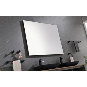 48x36 Inch LED Backlit Bathroom Vanity Mirror Wall <b>Mounted</b> Metal <b>Frame</b> <b>with</b> Smart Touch Button Anti Fog & Memory Function - Product Image 6