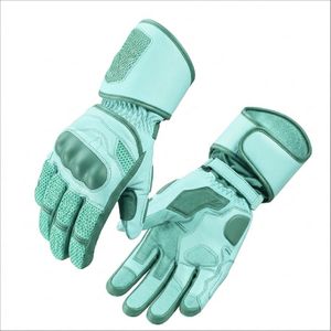 Guantes de Motociclismo Transpirables de Cuero, Guantes de Ciclismo para Carreras de Motos con Pantalla Táctil para Hombre - Product Image 1