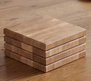 Premium Square Walnut Wood <b>Coaster</b> Non Slip <b>Table</b> Pad Perfect For Home Hotel Ware Kitchenware Tableware Accessory - Product Image 3