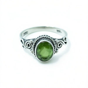 2.6 Grams <b>Peridot</b> Fashion <b>Ring</b> - Product Image 2