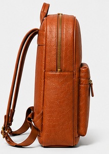 <b>Black</b> Genuine Leather Vintage Mens Business Travel Laptop <b>Backpack</b> <b>Waterproof</b> Anti-Theft Winter Polyester Zipper Portable - Product Image 4
