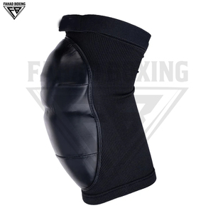 Protège-coudes noirs de haute qualité, nouvelle arrivée, sur mesure, respirants et absorbant les chocs pour l'entraînement MMA et de boxe. - Product Image 2