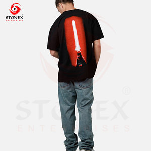 เสื้อยืดเปล่าคุณภาพสูง พิมพ์โลโก้ตามสั่ง เนื้อผ้าหนา 100% คอตตอน ผ้าฝ้ายหนาพิเศษ ไซส์ใหญ่ โอเวอร์ไซส์ สำหรับผู้ชาย - Product Image 6