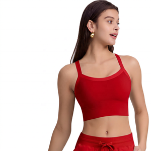 Soutien-gorge de sport vert menthe, haut court, maintien élevé, respirant, pour entraînement fitness, vêtements pour femmes - Product Image 3