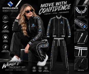 Ensemble de survêtement sportif réfléchissant à capuche pour femme, idéal pour la course, le jogging et l'entraînement, veste et pantalon athlétiques, vente en gros - Product Image 6