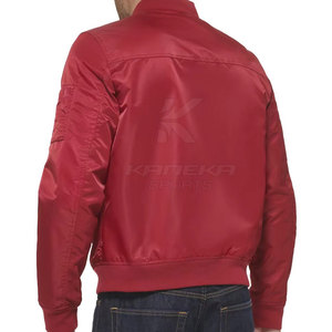 Blouson Bomber Homme Tendance en Mélange de Coton Écologique Respirant avec Col Montant et Logo Frontal, Coupe-Vent de Haute Qualité pour l'Hiver – Style Urbain - Product Image 2