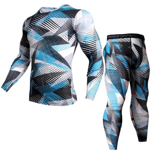 Mens Compression Wear Premium Quality Compression Base Layer <b>Sports</b> <b>Shirt</b> and Leggings for Gym Workout Training - Product Image 5