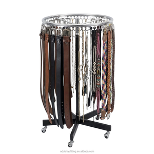 Porte-vêtements rotatif à 2 niveaux en métal robuste avec roulettes - Product Image 5