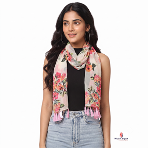 Premium Custom Printed Long <b>Scarf</b> Soft Fabric Head <b>Scarf</b> Custom Branding White Label OEM ODM Textile Manufacturer - Product Image 2