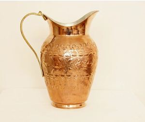 Ensemble de carafes en cuivre pour étudiants, indispensable pour la cuisine, service d'eau, ensemble métallique avec verres, durable, réutilisable, vaisselle de cuisine et de salle à manger. - Product Image 5