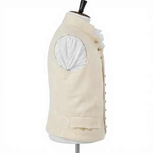Chaleco de Trabajo Formal de Invierno Personalizado para Hombre, Chaleco sin Mangas con Múltiples Bolsillos, Reversible, Impermeable, de Lana/Poliéster, Tejido Resistente - Product Image 4