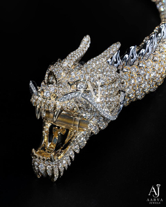 Collar de Cadena de Serpiente Chapado en Oro con Zirconia Engastada en Bisel, Conjunto de Joyas Vintage con Colgante de Plata para Regalo de Boda o Fiesta - Product Image 5