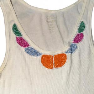 Vintage Striped Knit Collar Halter Funky Waistcoats Short Shirt tank <b>Top</b> Custom Size Sleeveless Crop <b>Top</b> - Product Image 4