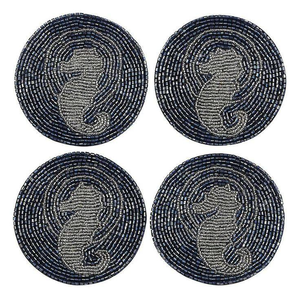 High quality antique multi <b>beaded</b> embroidery <b>coaster</b> & placemat handmade bead table mat dinning table decor - Product Image 6