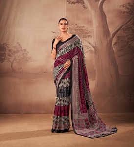 Indian Traditional Ethnic Printed Designer <b>Saree</b> for Casual Daily Wear and Festive Function for Women Fancy Trendy Outfit - Product Image 1
