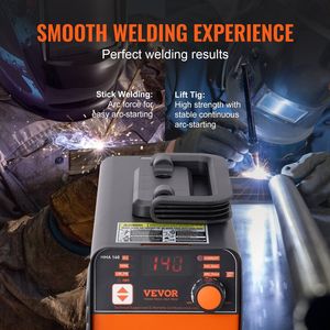 Soldadora Portátil MMA 2 en 1 de 140A ARC/Lift TIG 110V/220V con Inversor IGBT y Función Hot Start para Uso Doméstico - Product Image 3