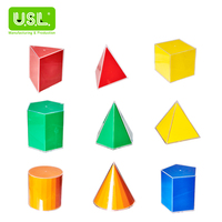 Juego de Geometría Plegable Translúcido y Colorido para Mesas de Luz_Juguetes Matemáticos