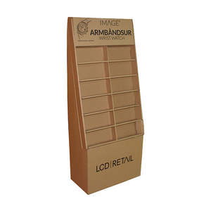 Caja de exhibición de papel rígido reciclable personalizada con revestimiento UV y acabado mate para embalaje de productos electrónicos de consumo - Product Image 1