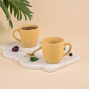Classic Beige Vintage Style Ceramic <b>Tea</b> Cup <b>Set</b> of 4 Handmade Porcelain Coffee <b>Pots</b> Luxury & Function-Focused - Product Image 2