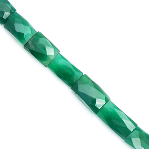สร้อยคอหินแคลเซโดนีสีเขียวธรรมชาติ ประดับเงินแท้ 925 ทำมือ เครื่องประดับพลอย ขายส่ง ของขวัญแฟชั่นสำหรับผู้หญิง - Product Image 3
