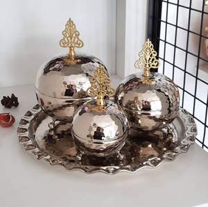 Caja Metálica Hexagonal Vacía de Varios Tamaños con Tapa, Envase Metálico para Chocolate, Dulces y Alimentos - Product Image 2