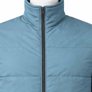 Veste matelassée unisexe avec logo personnalisé, vente en gros, veste d'hiver isolée, veste rembourrée imperméable, manteau d'extérieur - Product Image 2