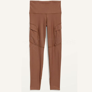 Leggings de yoga et de sport pour femme, sans couture, taille mi-haute, hiver, décontractés, effet ventre plat et rehausseur de fessier, longueur genou, extensibles - Product Image 5