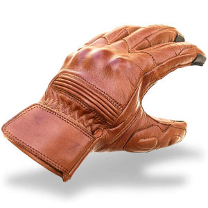 Gants de moto en cuir légers de haute qualité, antidérapants, à doigts entiers, pour la course, coupe-vent, séchage rapide - Product Image 5