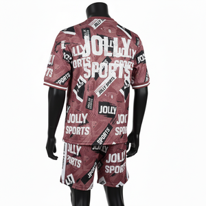 Ensemble short et maillot en mesh pour homme, tissu polyester mesh haute qualité, GSM, évacuation de l'humidité, logo sublimé, ensemble short pour homme - Product Image 5