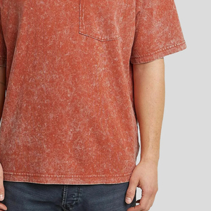 เสื้อยืดผู้ชายทำจากกรดซักได้สำหรับผู้ชายเสื้อยืดกันรอยยับวัสดุนิ่มดีไซน์ใหม่ล่าสุด - Product Image 1