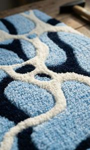 Elegant Contemporary Handtufted Rug with Anti Slip Backing and Customization Available - Product Image 2
