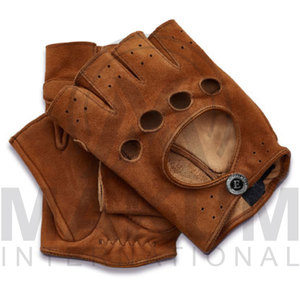 Men's Leather Driving Gloves Classic Snap Closure Design Professional Dressing Gloves for Formal Occasions tow tone gloves - Product Image 3