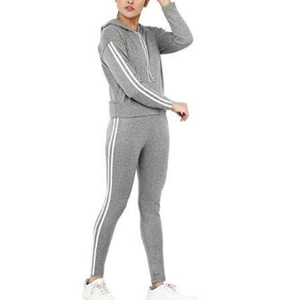 Survêtements de sport personnalisés pour femmes avec logo, vente en gros, sweats à capuche et sweat-shirts unisexes en coton épais couleur brume marine pour le jogging - Product Image 1