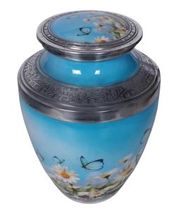 Urna de cremación de aluminio para cenizas, urna de cremación con acabado de imagen para adultos - Product Image 2